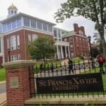 Building + StFX sign square